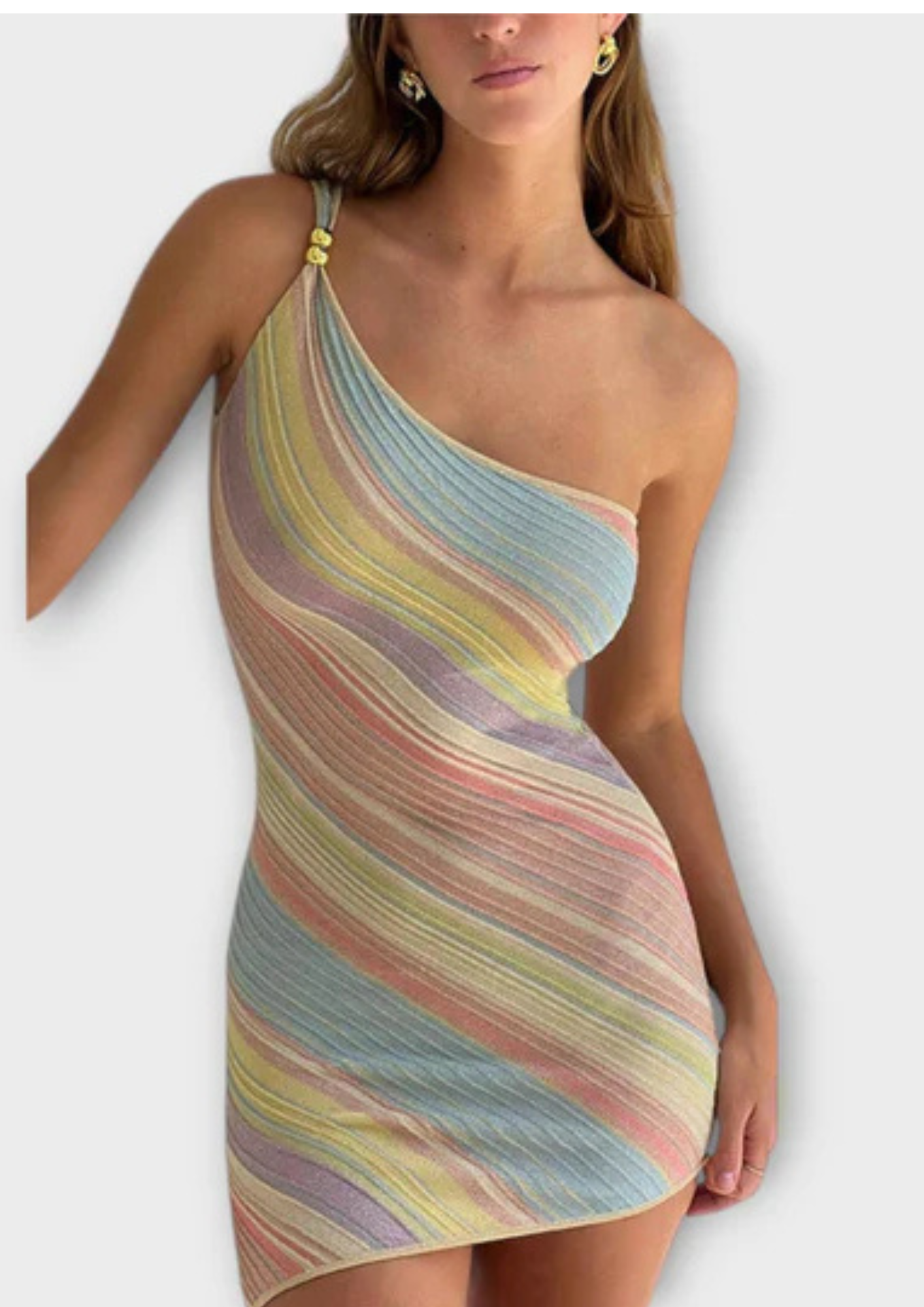 Ocean Glow One Shoulder