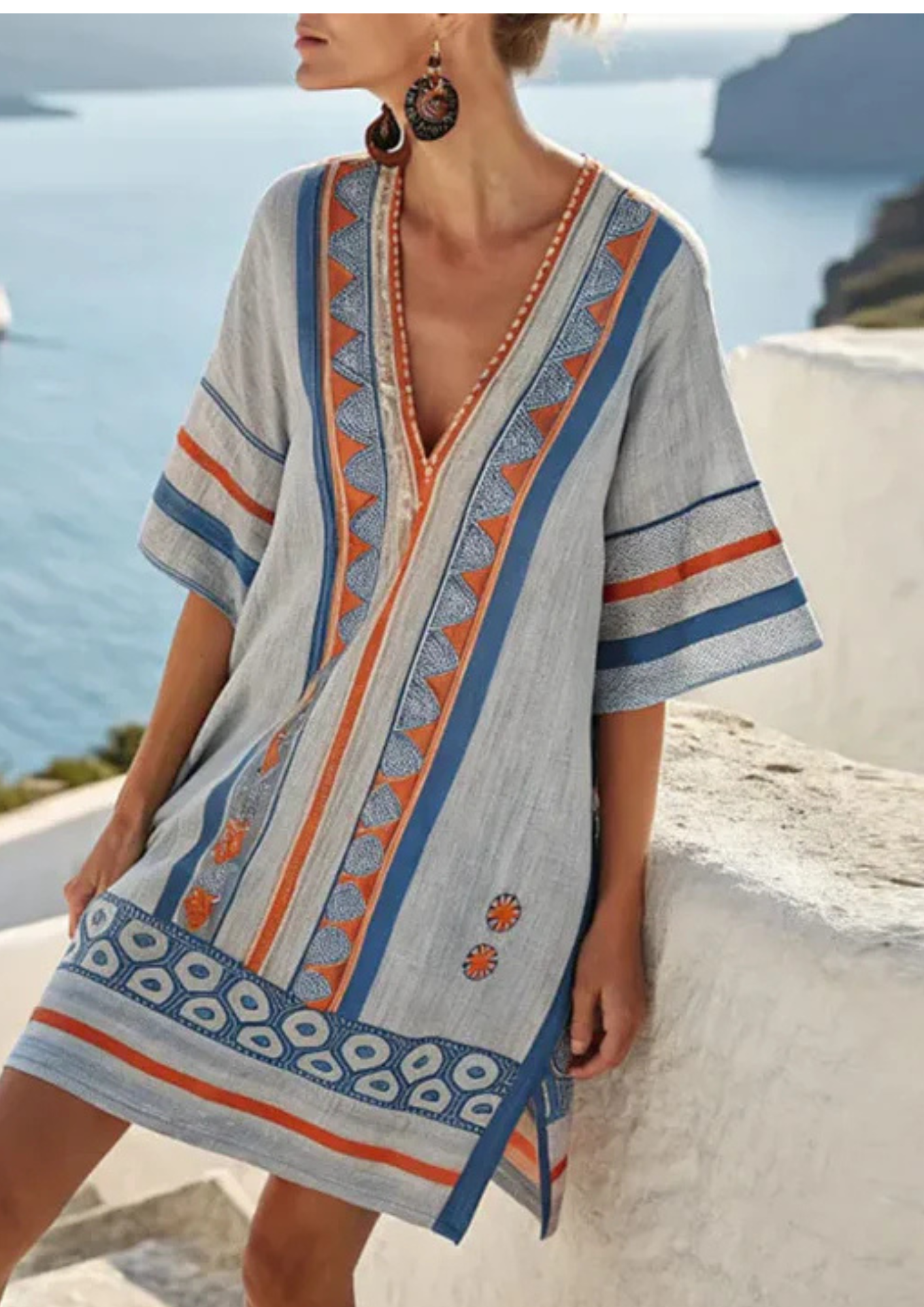 Erya – Vestido Boho Bordado de Verano