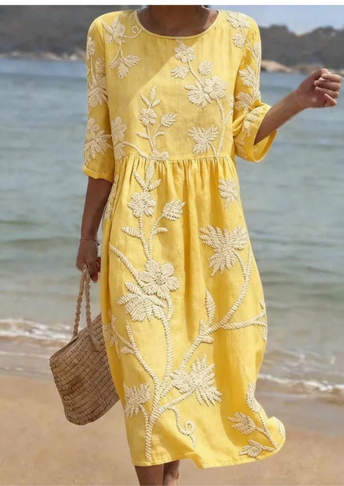 Kaia – Vestido Boho de Rayas Mediterráneas | Laia Caruso