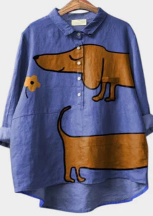Guau - Camisa estampada perros divertida