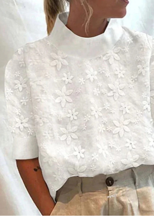 Elena - Blusa floral minimalista