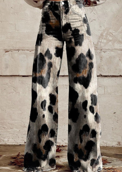 Savanna – Pantalón palazzo animal print