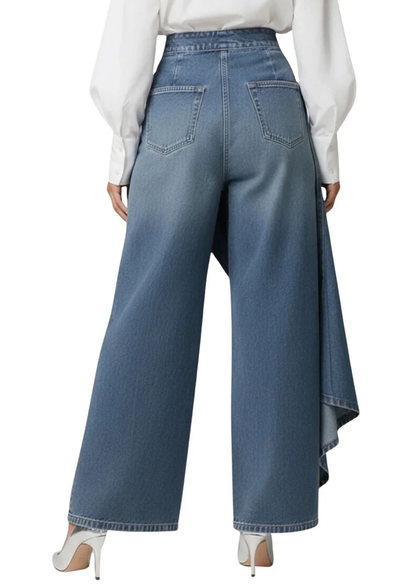 Dianeh - Pantalón denim efecto falda