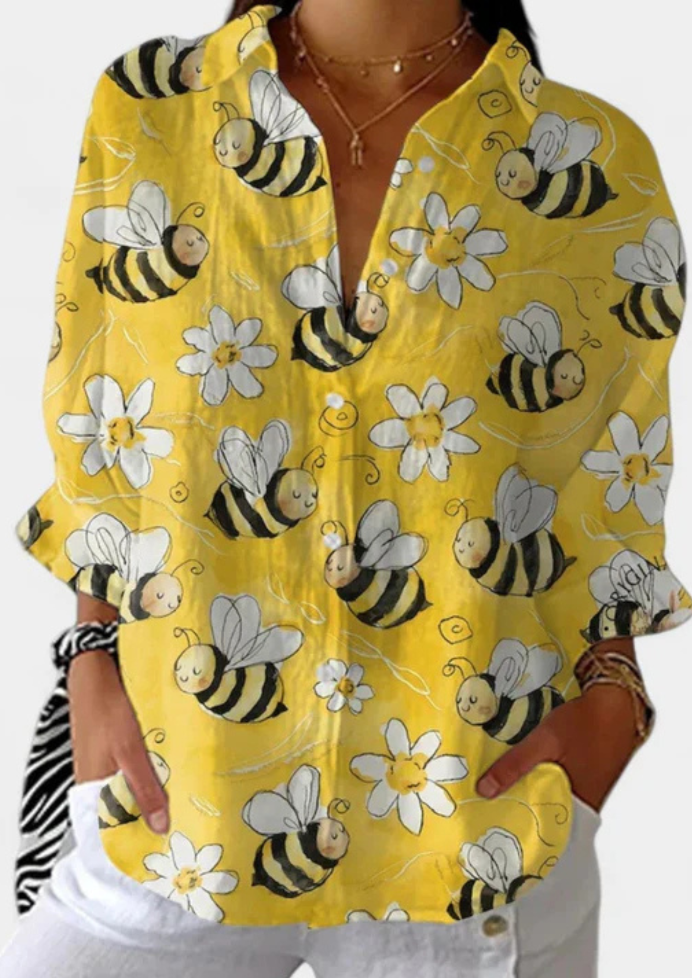 La Maria- - Blusa estampada alegre 🌸✨