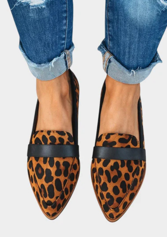 Dakota – Mocasines destalonados animal print