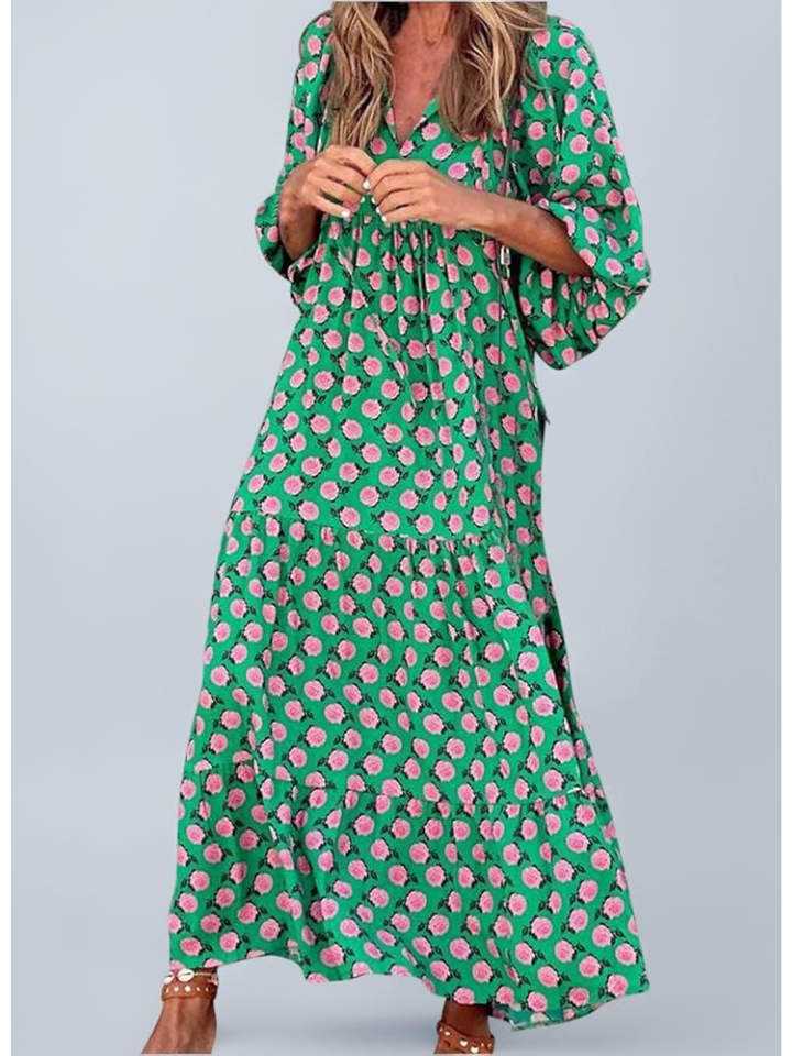 🌿 Vestido “Brisa Esmeralda”